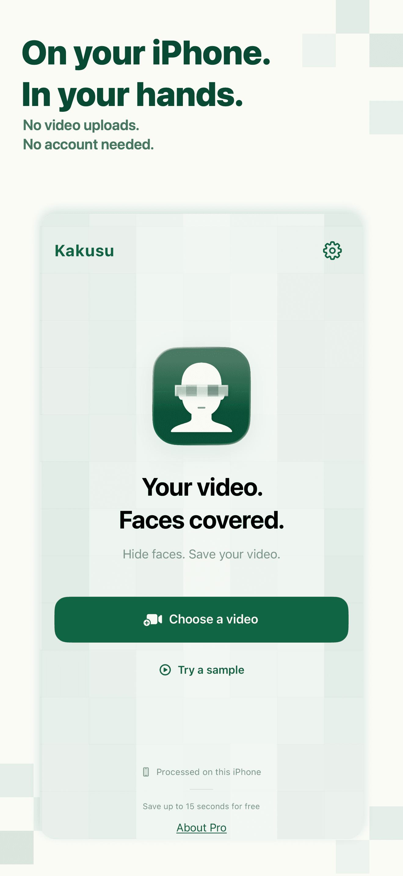 Choose a video from the redesigned home screen